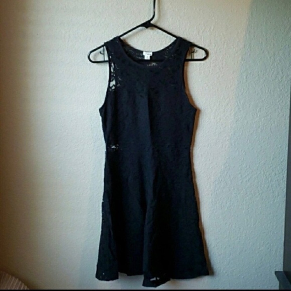 Elegant Black Lace Dress